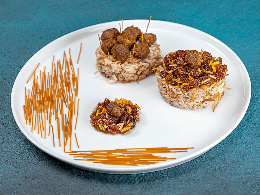 رشتهپلو با گوشت