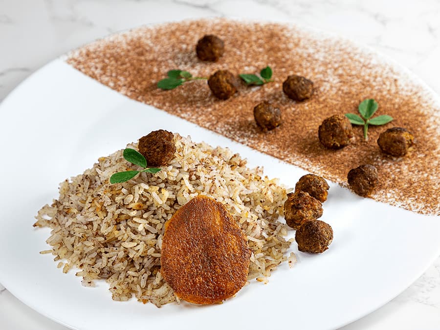 سماقپلو با گوشت