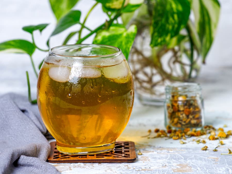 شربت وانیل و بابونه
