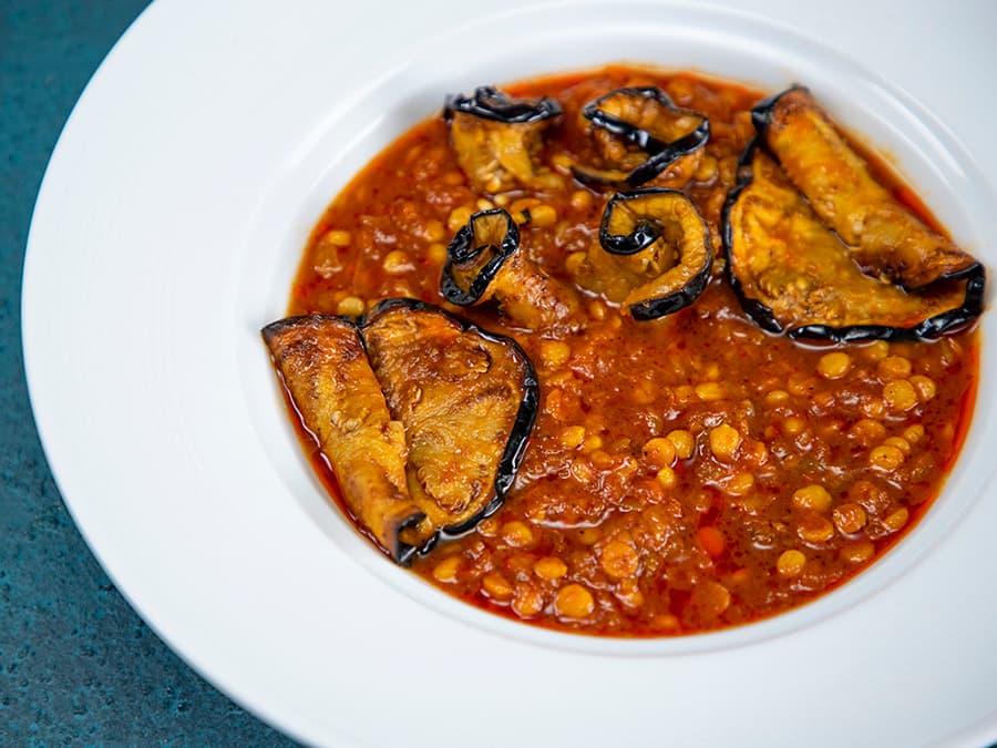 خورش قیمه بادمجان (بدون گوشت)