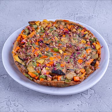 کوکو لوبیاسبز و بادمجان