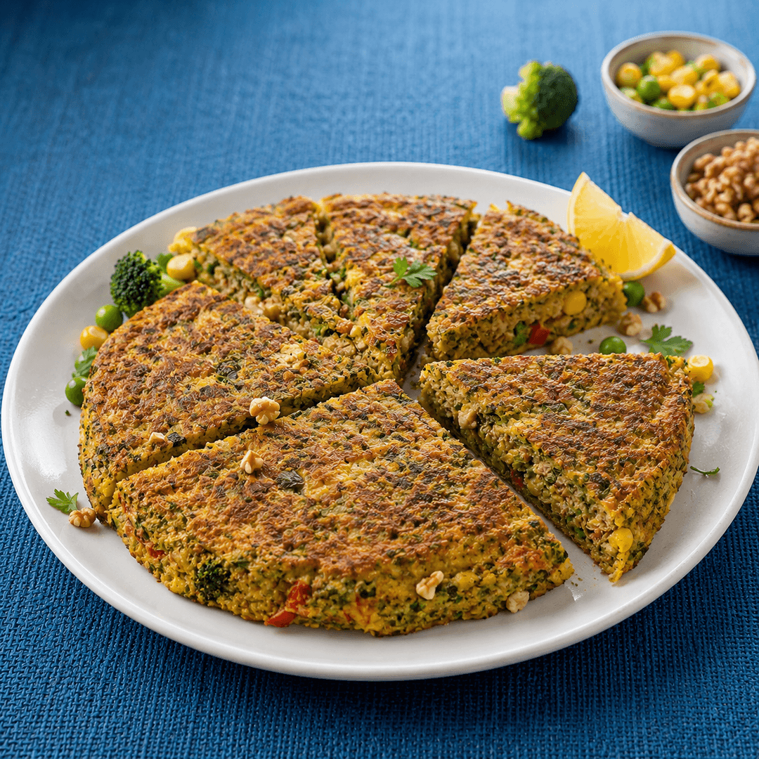 کوکو کلمبروکلی و گوشت