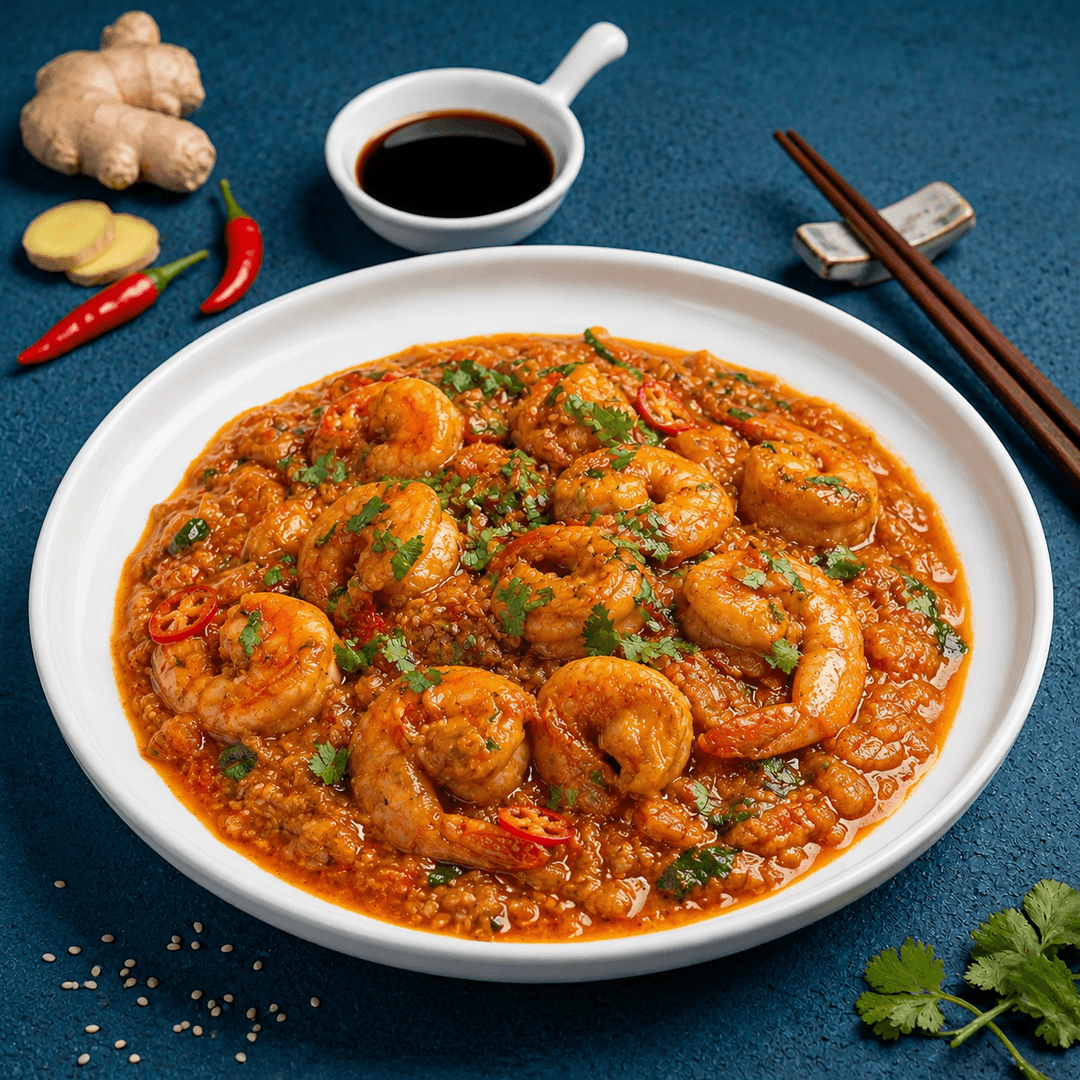 خورش میگو چینی