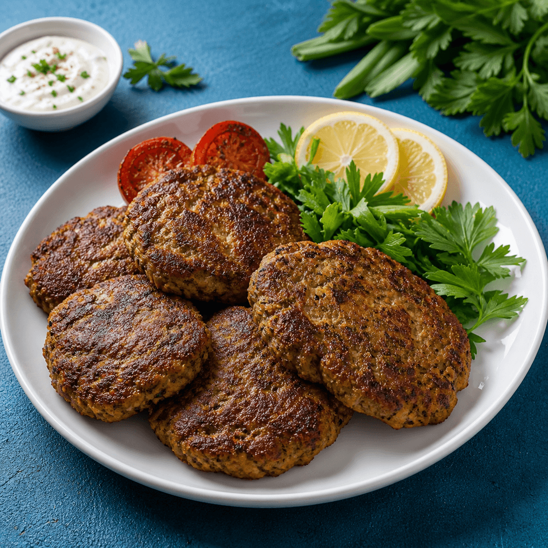 کتلت گوشت و سبزی