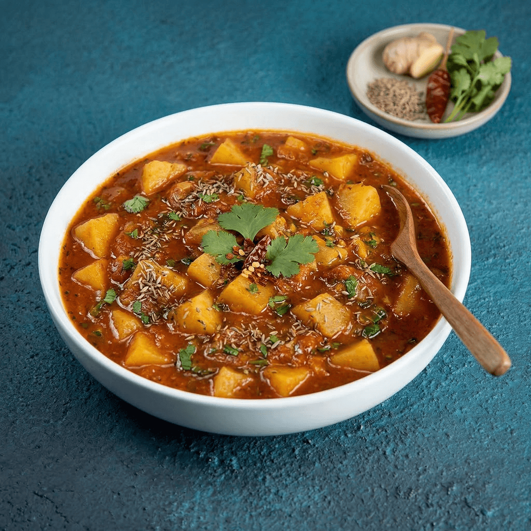 خوراک سیبزمینی و گوجه