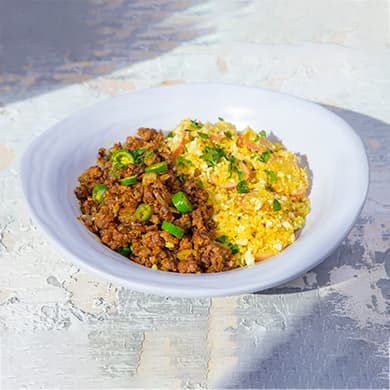 خوراک گلکلم و تربچه با گوشت