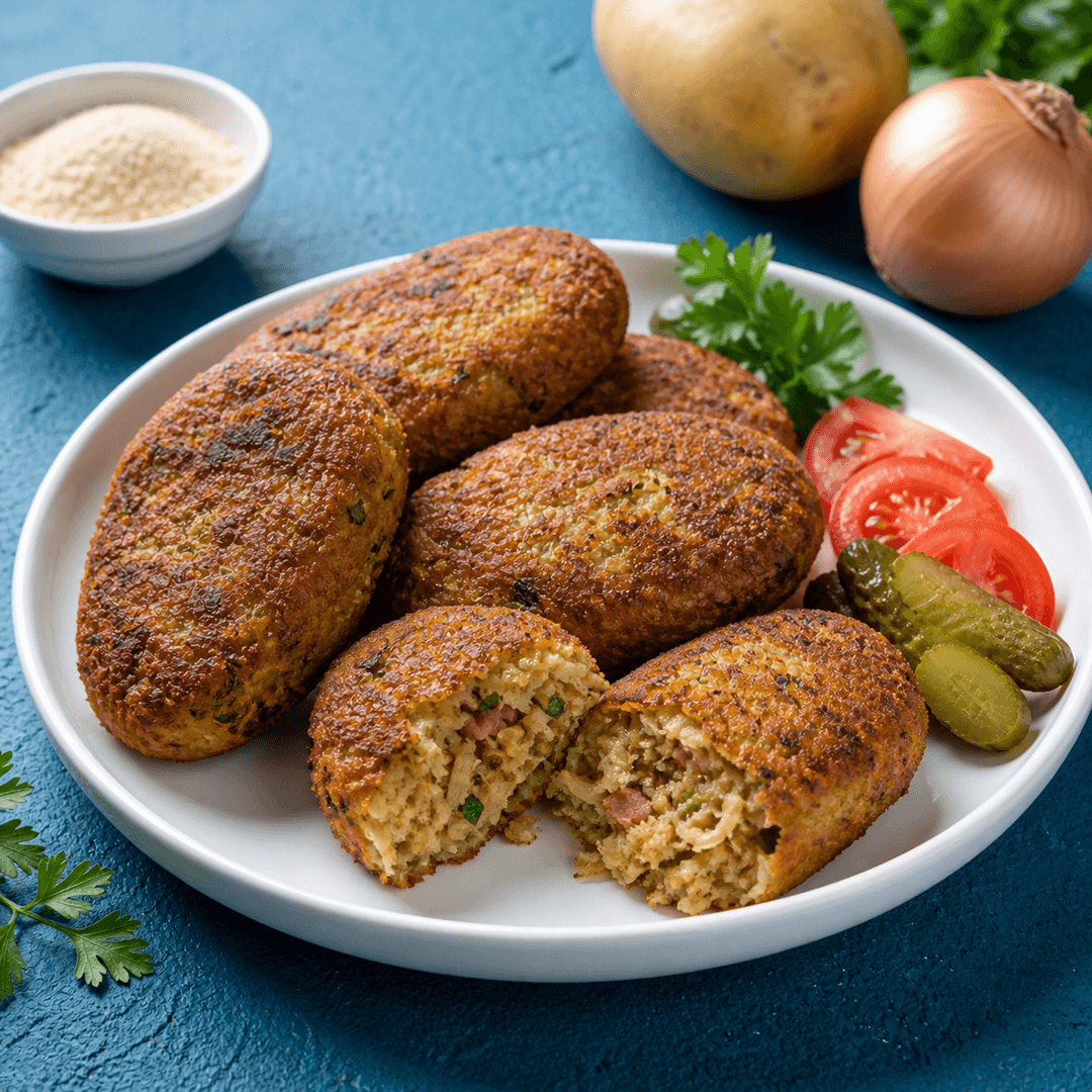 کتلت سوسیس و سیبزمینی