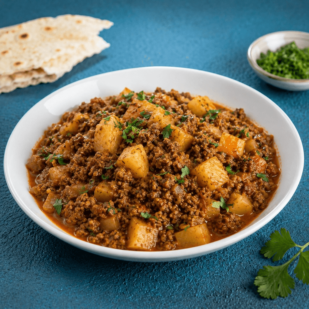 یتیمچه با گوشت چرخکرده