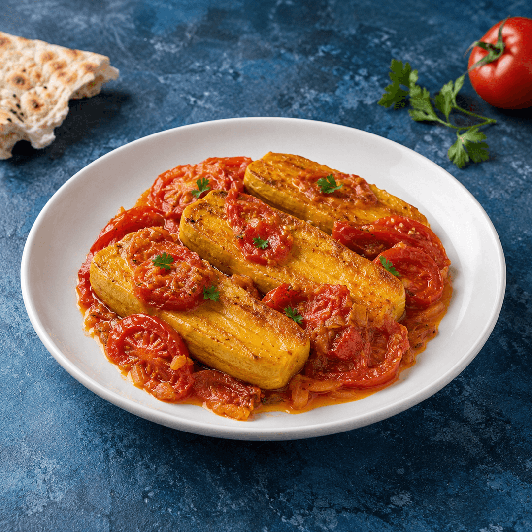 خورش کدوسبز و گوجه